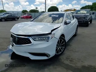 2020 Acura TLX with VIN 19UUB2F38LA006301, listed as a Copart auction lot 60717985 with 59,445 mi miles and Salvage title. Bid and sale history available at DreamBid. Image 13.
