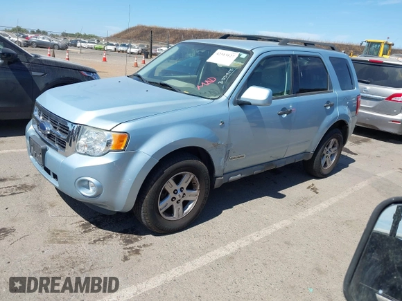 2008 Ford Escape Hybrid with VIN 1FMCU59H38KB35928, listed as a IAAI auction lot 42513127 with 145,153 mi miles and . Bid and sale history available at DreamBid. Image 2.