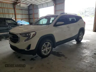 2021 GMC Terrain SLE z VIN 3GKALTEV9ML380941, wystawiony jako Copart lot #57699295 z przebiegiem 103 273 mil mil oraz Szkoda całkowita • Salvage title. Historia ofert i sprzedaży dostępna na DreamBid. Obrazek 1.