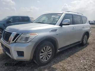 2017 Nissan Armada SL with VIN JN8AY2ND0H9005506, listed as a Copart auction lot 51286695 with 218,196 mi miles and Clean Title. Bid and sale history available at carsss.com. Image 1.
