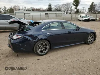 2019 Mercedes-Benz CLS with VIN WDD2J5KB9KA039254, listed as a Copart auction lot 50031255 with 76,184 mi miles and Salvage Title. Bid and sale history available at carsss.com. Image 3.