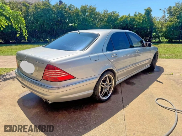 2006 Mercedes-Benz S with VIN WDBNG79J66A475448, listed as a Copart auction lot 55884045 with 75,487 mi miles and Clean Title. Bid and sale history available at DreamBid. Image 4.