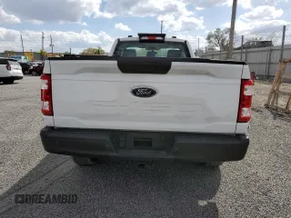 2022 Ford F-150 XL with VIN 1FTMF1EB2NKD02840, listed as a Copart auction lot 43288735 with 35,824 mi miles and Clean title. Bid and sale history available at DreamBid. Image 6.