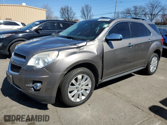 2010 Chevrolet Equinox LTZ with VIN 2CNFLGEY2A6286933, listed as a Copart auction lot 49306995 with 158,731 mi miles and Salvage Title. Bid and sale history available at DreamBid. Image 1.