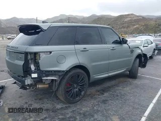 2022 Land Rover Range Rover Sport HSE Dynamic with VIN SALWR2SE7NA215082, listed as a IAAI auction lot 41799793 with 26,176 mi miles and . Bid and sale history available at DreamBid. Image 4.