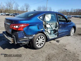 2018 Nissan Sentra SV with VIN 3N1AB7AP0JL663420, listed as a Copart auction lot 53257305 with 80,599 mi miles and Salvage Title. Bid and sale history available at DreamBid. Image 3.