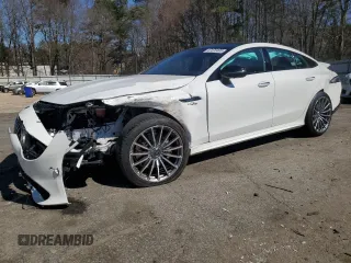 2021 Mercedes-Benz AMG GT 43 z VIN W1K7X5KB5MA038514, wystawiony jako Copart lot #47476495 z przebiegiem 4276 mil mil oraz Szkody całkowita. Historia ofert i sprzedaży dostępna na DreamBid. Obrazek 1.