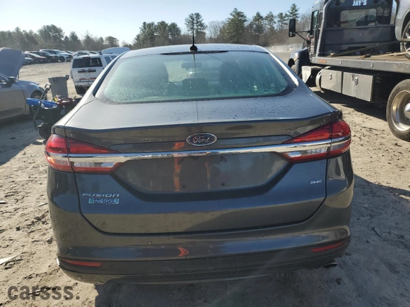2018 Ford Fusion Energi SE with VIN 3FA6P0PUXJR212877, listed as a Copart auction lot 49603335 with 166,751 mi miles and Salvage Title. Bid and sale history available at carsss.com. Image 6.