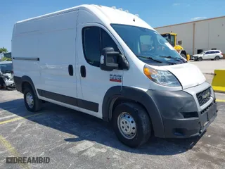 2019 Ram ProMaster Cargo Van with VIN 3C6TRVBG0KE547779, listed as a IAAI auction lot 42071369 with 149,423 mi miles. Bid and sale history available at carsss.com. Image 1.