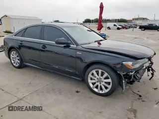 2016 Audi A6 Premium Plus with VIN WAUFGAFC0GN002774, listed as a Copart auction lot 52775355 with 140,188 mi miles and Salvage Title. Bid and sale history available at DreamBid. Image 4.