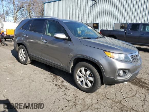 2012 Kia Sorento LX with VIN 5XYKT3A60CG296415, listed as a Copart auction lot 45319905 with 0 mi miles and Salvage Title. Bid and sale history available at carsss.com. Image 4.