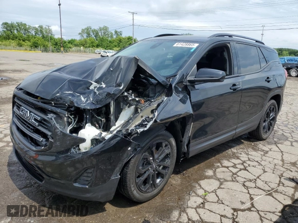 2020 GMC Terrain SLE with VIN 3GKALMEV2LL172632, listed as a Copart auction lot 61428865 with Not provided miles and Salvage title. Bid and sale history available at DreamBid. Image 1.