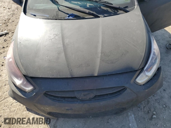 2017 Hyundai Accent SE with VIN KMHCT4AE5HU173728, listed as a Copart auction lot 48730645 with 0 mi miles and Non Repairable. Bid and sale history available at carsss.com. Image 11.