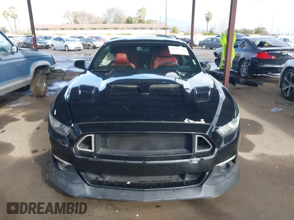 2015 Ford Mustang GT with VIN 1FA6P8CF2F5332091, listed as a IAAI auction lot 41586768 with 86,529 mi miles and . Bid and sale history available at carsss.com. Image 13.