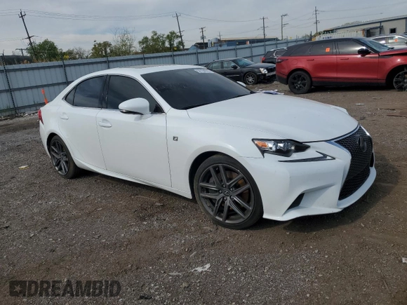 2016 Lexus IS 350 with VIN JTHCE1D21G5011696, listed as a Copart auction lot 56164095 with 66,030 mi miles and Salvage title. Bid and sale history available at DreamBid. Image 4.