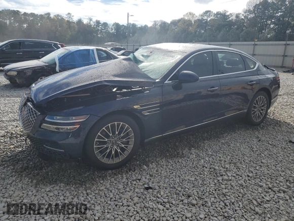 2023 Genesis G80 2.5T z VIN KMTGB4SC6PU149802, wystawiony jako Copart lot #80555544 z przebiegiem 11 515 mil mil oraz Nie do naprawy • Non repairable. Historia ofert i sprzedaży dostępna na DreamBid. Obrazek 1.