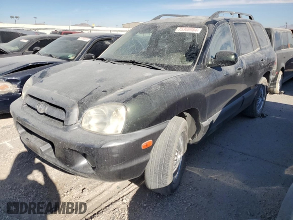 2006 Hyundai Santa Fe GLS with VIN KM8SC13D26U105043, listed as a Copart auction lot 75368984 with 197,229 mi miles and Non Repairable. Bid and sale history available at carsss.com. Image 1.