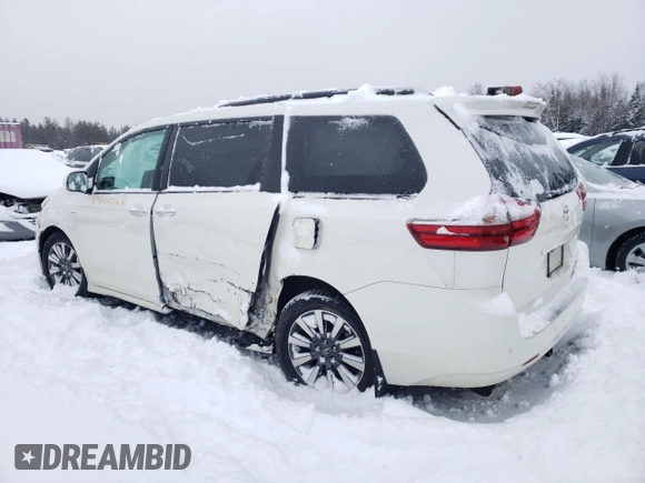 2018 Toyota Sienna XLE with VIN 5TDDZ3DC7JS204662, listed as a Copart auction lot 86500714 with 207,556 mi miles and Salvage Title. Bid and sale history available at carsss.com. Image 2.