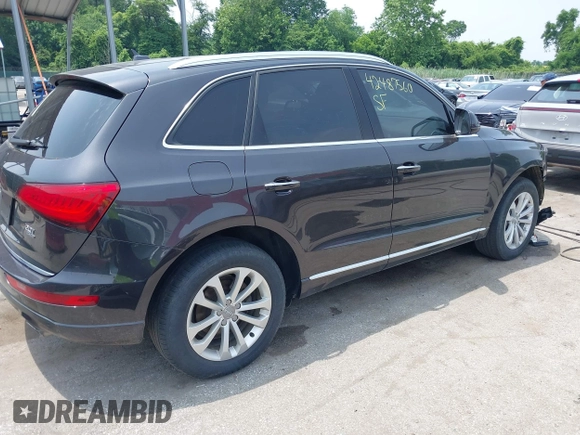 2016 Audi Q5 Premium Plus with VIN WA1L2AFP9GA061315, listed as a IAAI auction lot 42487560 with 114,346 mi miles and . Bid and sale history available at DreamBid. Image 4.