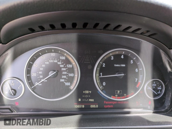 2012 BMW 5 Series 535i z VIN WBAFR7C59CC808900, wystawiony jako Copart lot #49068225 z przebiegiem 106 519 mil mil oraz Szkoda całkowita • Salvage title. Historia ofert i sprzedaży dostępna na DreamBid. Obrazek 9.
