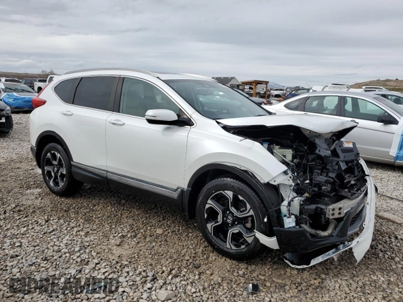 2019 Honda CR-V Touring with VIN 7FARW2H95KE015140, listed as a Copart auction lot 49655225 with 95,832 mi miles and Salvage Title. Bid and sale history available at carsss.com. Image 4.