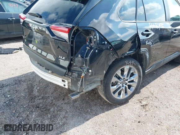 2025 Toyota RAV4 XLE Premium with VIN 2T3A1RFV1SW517279, listed as a IAAI auction lot 42363491 with 8,848 mi miles and . Bid and sale history available at DreamBid. Image 6.