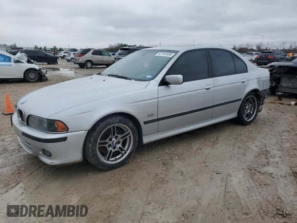 2003 BMW 5 Series 540iA with VIN WBADN63423GS56847, listed as a Copart auction lot 42161695 with 239,003 mi miles and Salvage Title. Bid and sale history available at carsss.com. Image 1.