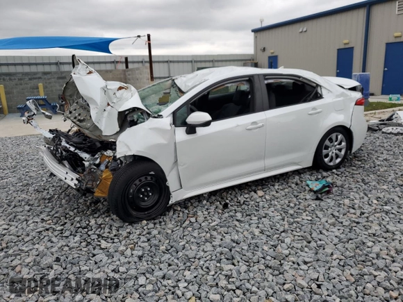 2022 Toyota Corolla LE with VIN 5YFEPMAE3NP376420, listed as a Copart auction lot 50387045 with 0 mi miles and Non Repairable. Bid and sale history available at carsss.com. Image 1.