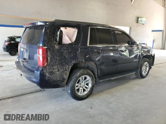 2020 Chevrolet Tahoe LS with VIN 1GNSCAKC1LR211101, listed as a Copart auction lot 59407755 with 81,939 mi miles and Salvage title. Bid and sale history available at DreamBid. Image 3.