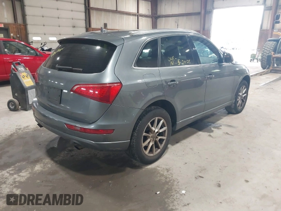 2012 Audi Q5 Premium Plus with VIN WA1LFAFP6CA129648, listed as a IAAI auction lot 42363980 with 91,943 mi miles and . Bid and sale history available at DreamBid. Image 4.