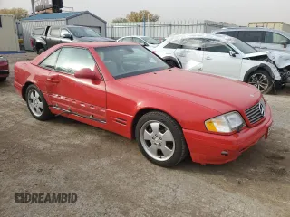 1999 Mercedes-Benz SL-Class with VIN WDBFA68F9XF186324, listed as a Copart auction lot 78376164 with 121,311 mi miles and Salvage Title. Bid and sale history available at carsss.com. Image 4.