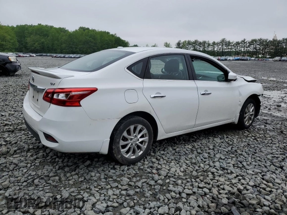 2017 Nissan Sentra SV with VIN 3N1AB7AP8HY255485, listed as a Copart auction lot 57142725 with Not provided miles and Salvage title. Bid and sale history available at DreamBid. Image 3.
