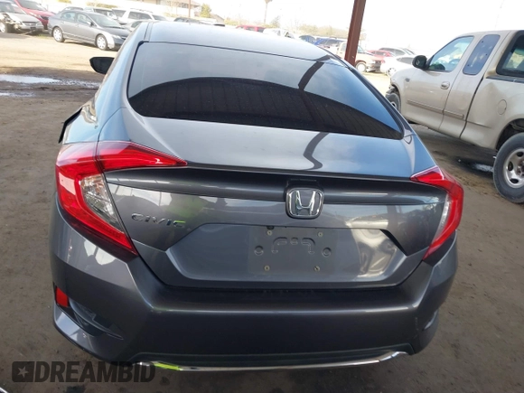 2020 Honda Civic Sedan LX with VIN 2HGFC2F61LH552858, listed as a IAAI auction lot 41554396 with 166,982 mi miles. Bid and sale history available at carsss.com. Image 17.