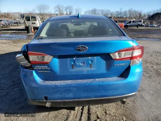2020 Subaru Impreza Premium with VIN 4S3GKAV66L3606451, listed as a Copart auction lot 43106465 with 52,927 mi miles and Salvage Title. Bid and sale history available at carsss.com. Image 6.