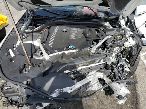 2022 BMW 8 Series 840i with VIN WBAAE2C09NCK22150, listed as a Copart auction lot 51147743 with 0 mi miles and Salvage Title. Bid and sale history available at carsss.com. Image 12.