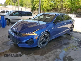 2022 Kia K5 GT-Line z VIN 5XXG64J21NG094139, wystawiony jako Copart lot #53166695 z przebiegiem 79 323 mil mil oraz Szkoda całkowita • Salvage title. Historia ofert i sprzedaży dostępna na DreamBid. Obrazek 1.