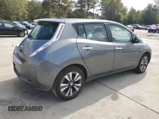 2015 Nissan LEAF SL with VIN 1N4AZ0CP3FC317142, listed as a Copart auction lot 79734984 with 77,437 mi miles and Salvage title. Bid and sale history available at DreamBid. Image 3.