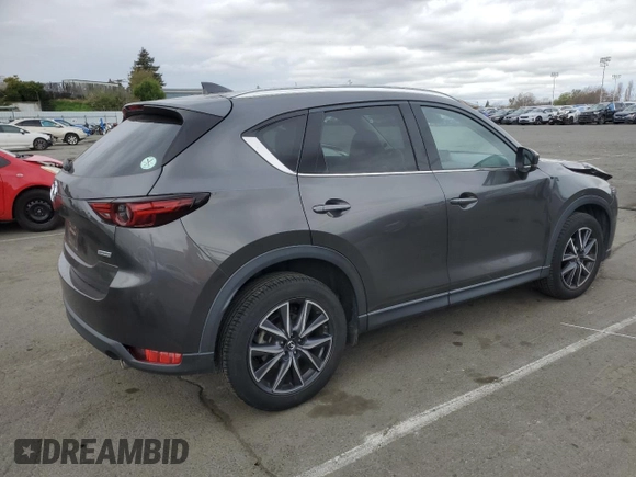 2018 Mazda CX-5 S Premium with VIN JM3KFBDM1J1352233, listed as a Copart auction lot 47082655 with 70,350 mi miles and Salvage Title. Bid and sale history available at DreamBid. Image 3.