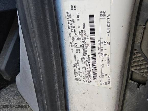 2018 Ford Transit Van with VIN 1FTBW2CM0JKA36391, listed as a Copart auction lot 48044315 with NaN miles and Clean Title. Bid and sale history available at carsss.com. Image 13.