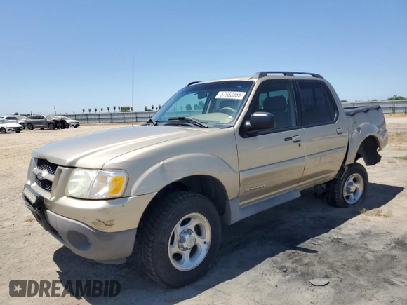 2001 Ford Explorer Sport Trac with VIN 1FMZU67E61UC71358, listed as a Copart auction lot 57982355 with 108,601 mi miles and Salvage title. Bid and sale history available at DreamBid. Image 1.