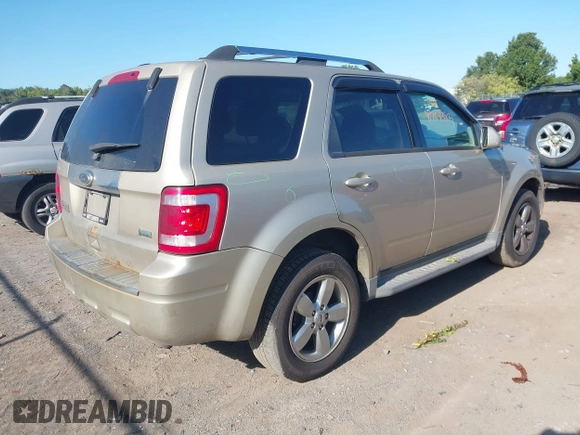 2010 Ford Escape Limited with VIN 1FMCU9EG6AKC60870, listed as a IAAI auction lot 42769384 with 83,839 mi miles and . Bid and sale history available at DreamBid. Image 4.
