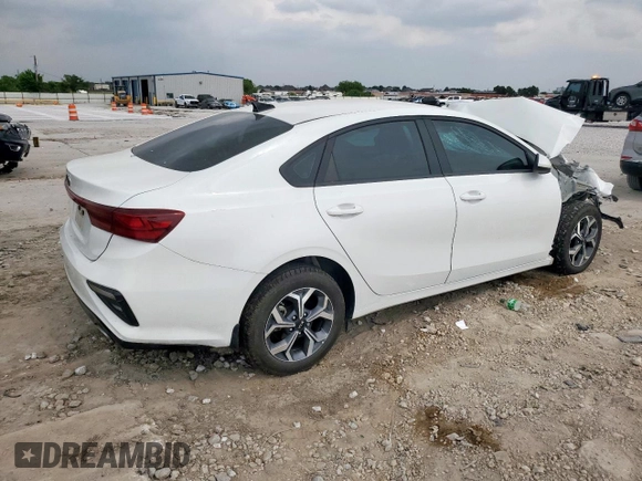 2021 Kia Forte LXS with VIN 3KPF24ADXME333428, listed as a Copart auction lot 57502815 with Not provided miles and Salvage title. Bid and sale history available at DreamBid. Image 3.