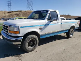 1995 Ford F-150 with VIN 1FTEF14N7SLB10674, listed as a Copart auction lot 48249815 with 183,744 mi miles and Clean Title. Bid and sale history available at carsss.com. Image 1.
