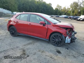 2021 Toyota Corolla Hatchback SE with VIN JTND4MBEXM3107708, listed as a Copart auction lot 71182694 with 0 mi miles and Salvage Title. Bid and sale history available at carsss.com. Image 4.