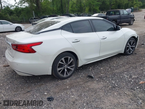 2016 Nissan Maxima SV z VIN 1N4AA6APXGC419665, wystawiony jako IAAI lot #42085939 z przebiegiem 158 000 mil mil oraz . Historia ofert i sprzedaży dostępna na DreamBid. Obrazek 4.