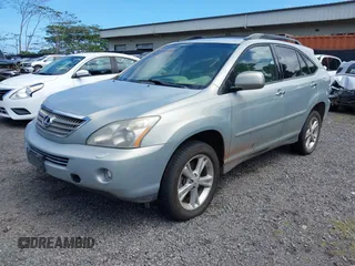 2008 Lexus RX 400h with VIN JTJHW31U382070187, listed as a IAAI auction lot 41807401 with Not Provided miles and . Bid and sale history available at DreamBid. Image 2.