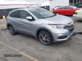 2021 Honda HR-V EX with VIN 3CZRU6H53MM717987, listed as a IAAI auction lot 41689340 with 26,723 mi miles. Bid and sale history available at carsss.com. Image 1.