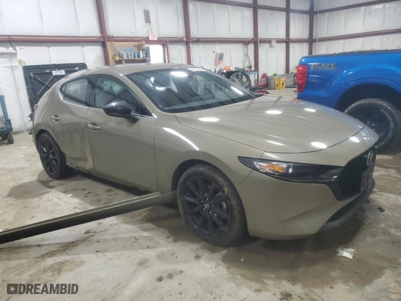 2024 Mazda Mazda3 Hatchback 2.5 Carbon Turbo with VIN JM1BPBYY6R1709615, listed as a Copart auction lot 44304565 with 24,433 mi miles and Salvage Title. Bid and sale history available at carsss.com. Image 4.