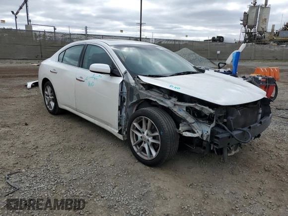 2013 Nissan Maxima SV with VIN 1N4AA5AP0DC804836, listed as a Copart auction lot 50770375 with 170,000 mi miles and Salvage Title. Bid and sale history available at DreamBid. Image 4.