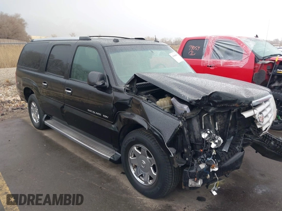 2005 Cadillac Escalade ESV z VIN 3GYFK66N55G236991, wystawiony jako IAAI lot #41506682 z przebiegiem 230 439 mil mil oraz . Historia ofert i sprzedaży dostępna na DreamBid. Obrazek 1.